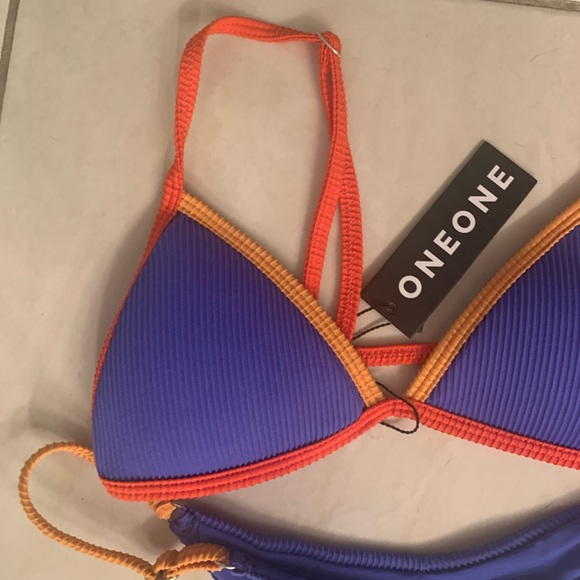 one one swimwear two piece bikini small NWT - Picture 4 of 4